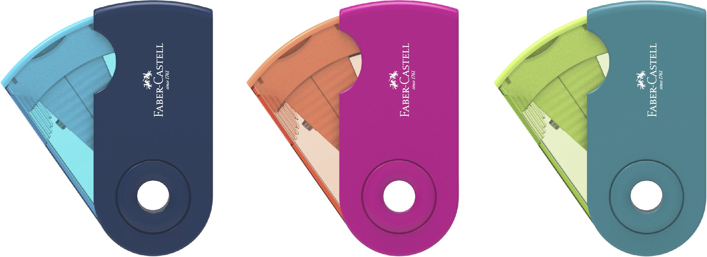 ASCUTITOARE PLASTIC DUBLA SLEEVE TREND 2019 FABER-CASTELL ASCUTITOARE PLASTIC DUBLA SLEEVE TREND 2019 FABER-CASTELL